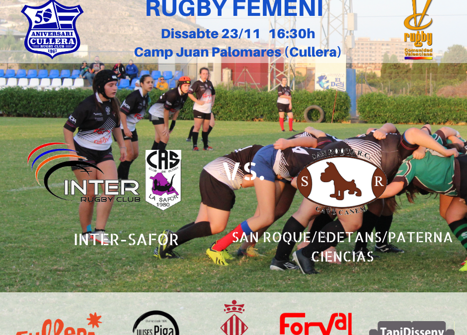Rugbi Femení a Cullera, dissabte 23 novembre