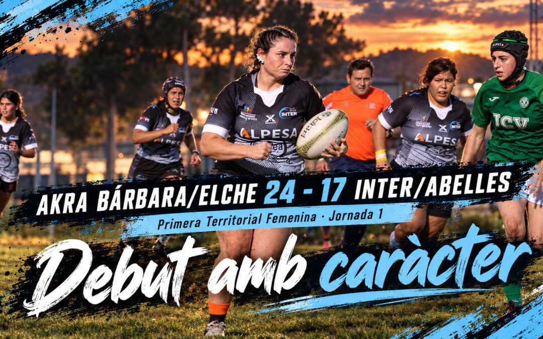 L’INTER Femení debuta en lliga amb una ajustada derrota davant l’Akra Bárbara/Elx (24-17)